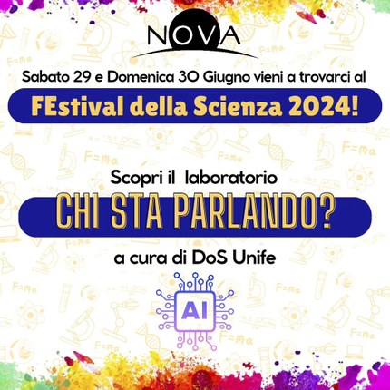 CHI STA PARLANDO? - Gioco/Laboratorio al FEstival della Scienza di Ferrara 2024